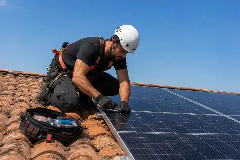 Maintenance et monitoring de panneaux solaires à Saulce-sur-Rhône